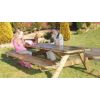 Douglas Fir Traditional Children's Picnic Bench - 0